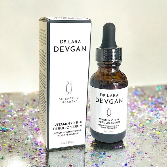 Dr. Lara Devgan Scientific Beauty Vitamin C+B+E Ferulic Serum 1oz NIB RV $145 - Picture 4 of 10